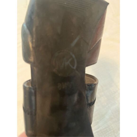 Michael Kors Peep Toe Platform Sandals - Berkley High-Heel - Picture 9 of 9